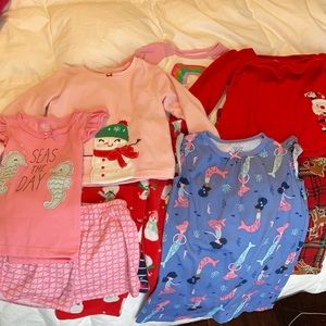 Lot of All Season 2T Jammies